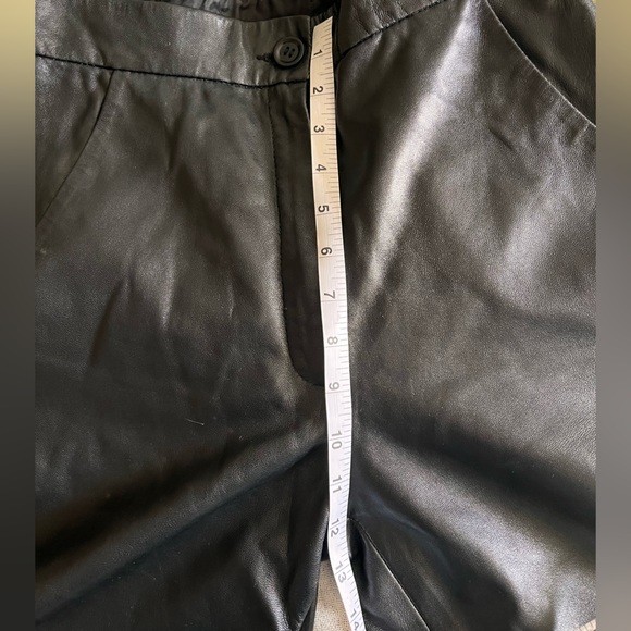 Butter soft cropped leather pants - Picture 6 of 7